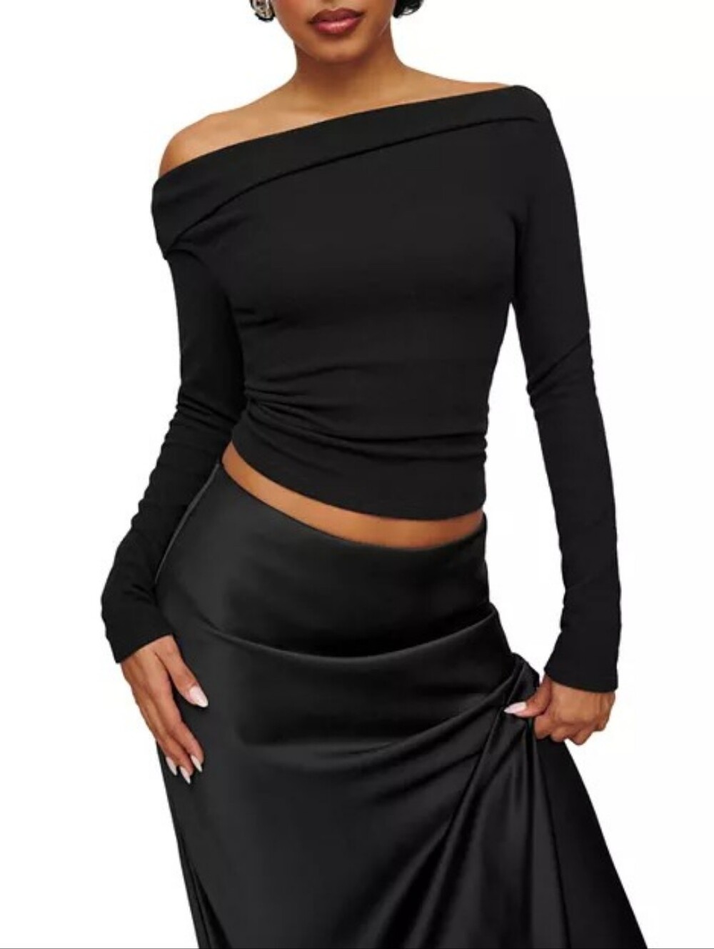 Reformation Elio Knit Top in Black